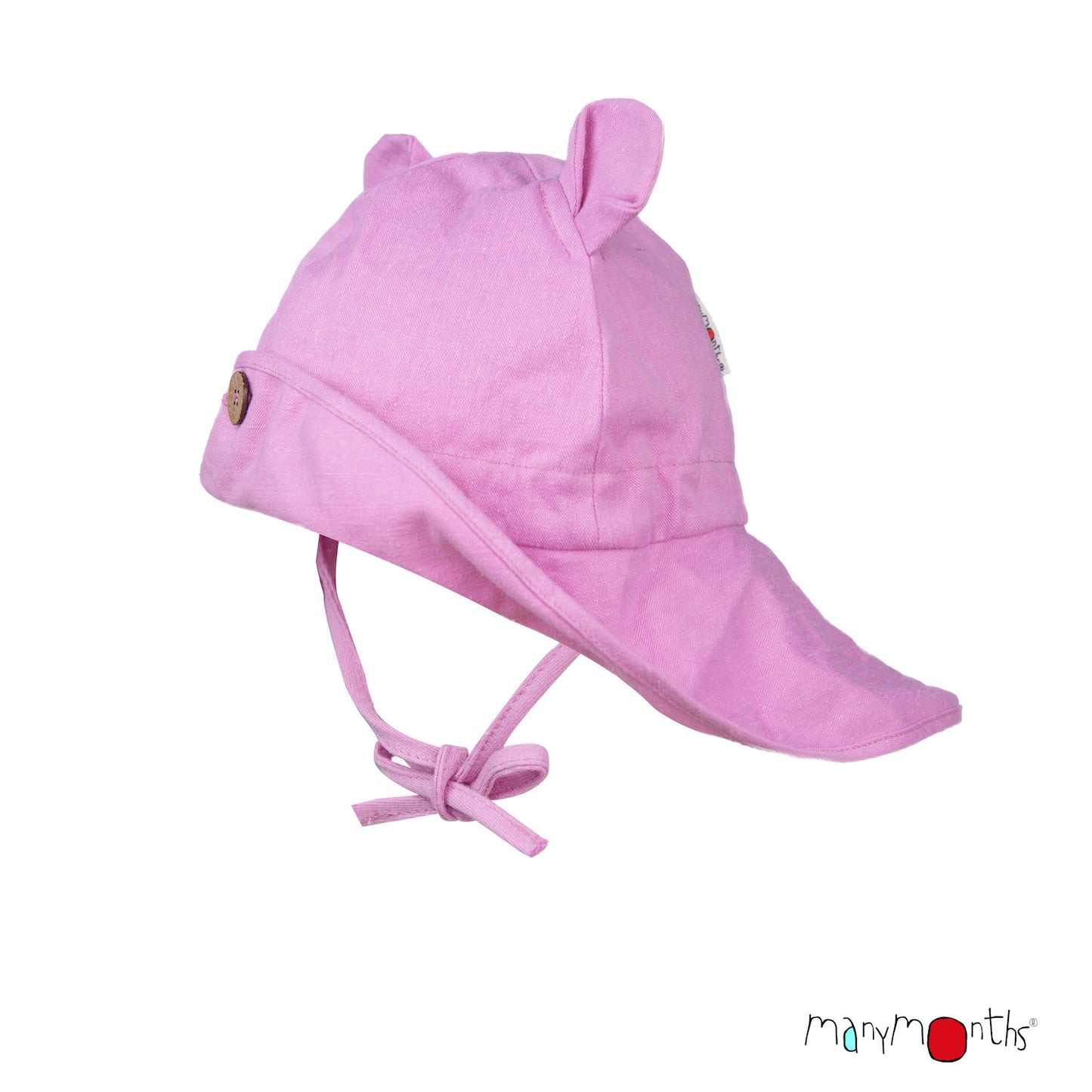 ManyMonths ECO Hempies Adjustable Summer Hat with (Teddy) Ears