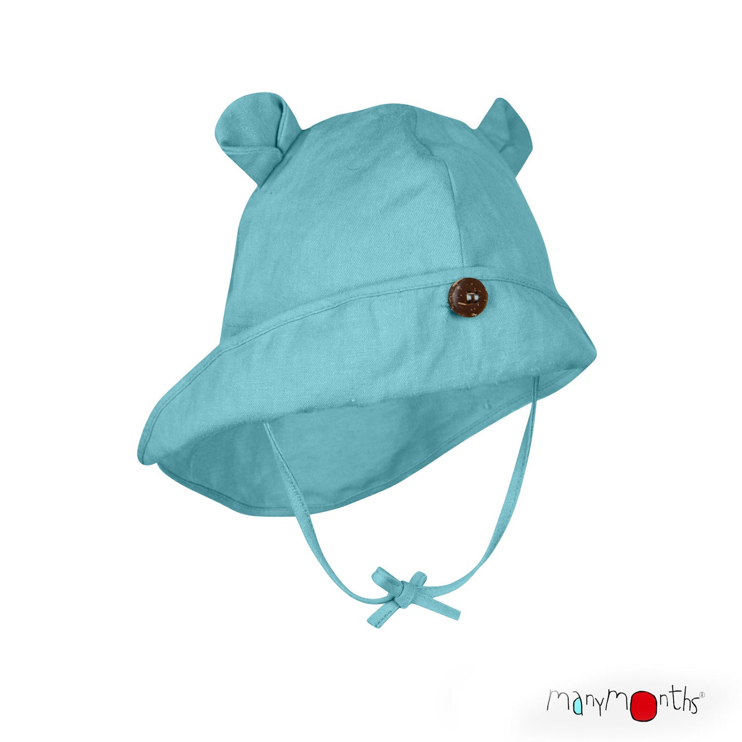 ManyMonths ECO Hempies Adjustable Summer Hat with (Teddy) Ears