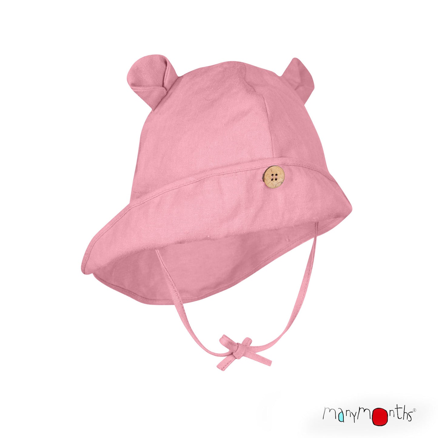 ManyMonths ECO Hempies Adjustable Summer Hat with (Teddy) Ears