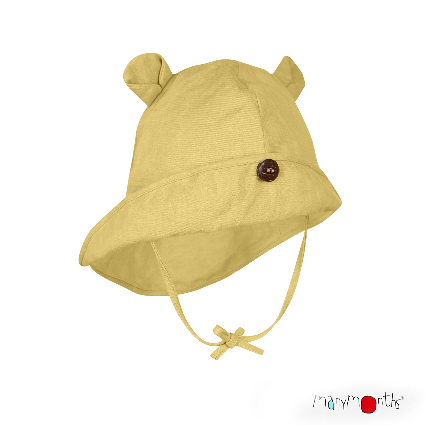 ManyMonths ECO Hempies Adjustable Summer Hat with (Teddy) Ears