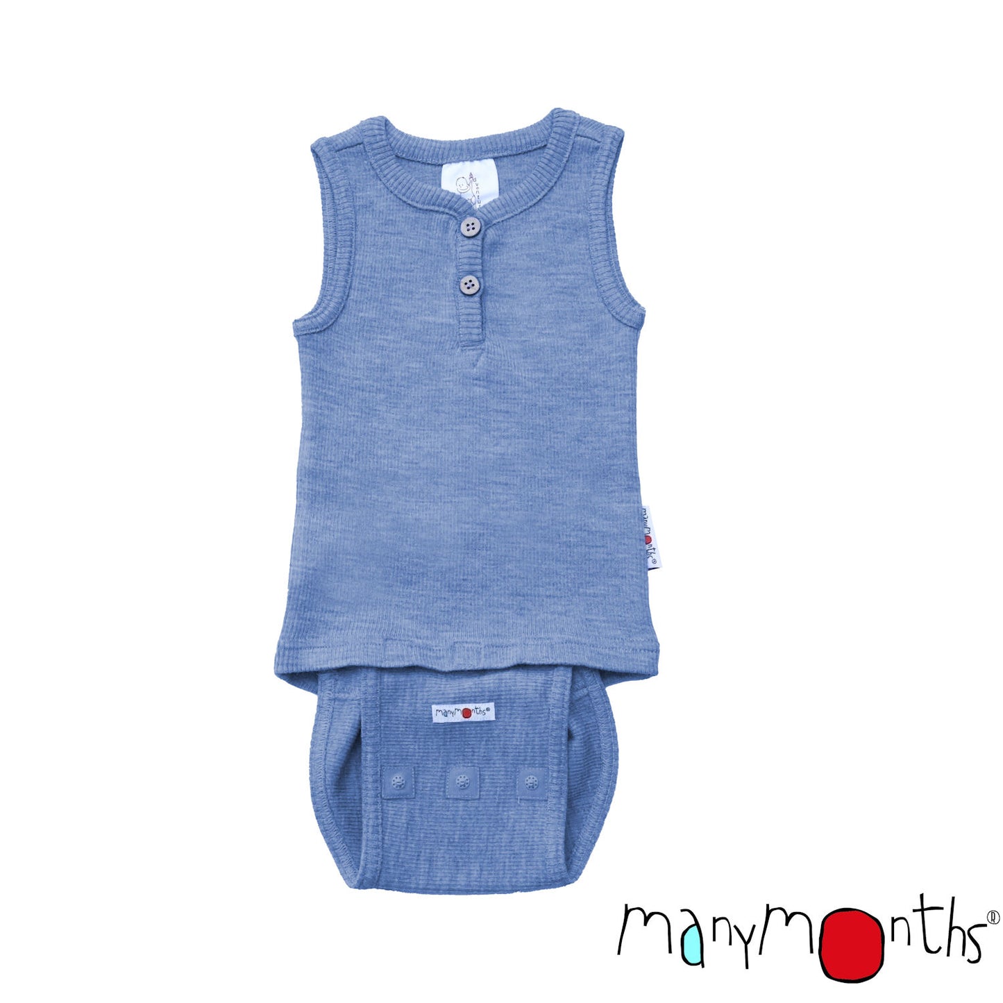 ManyMonths Natural Woollies Body/Shirt Sleeveless